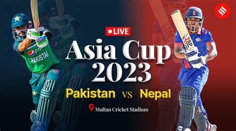 live score asia cup 2023|IND:51/0 (6.1) .